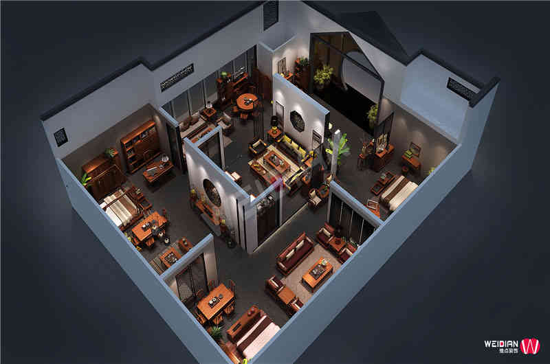 花梨概念深圳國際家具展深圳展臺(tái)設(shè)計(jì)搭建