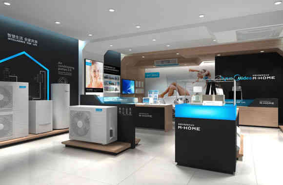 廣州裝飾設(shè)計(jì)公司美的終端形象店鋪裝飾設(shè)計(jì)