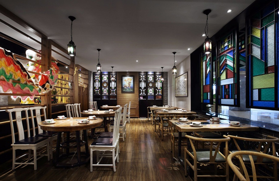 廣州裝修公司嶺南菜館裝修設計方案