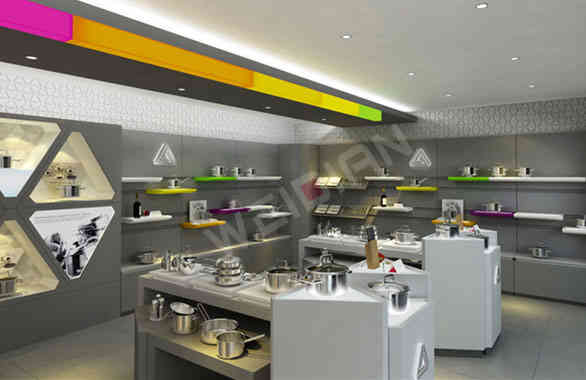 廣州裝修設計公司三A廚具全國終端形象店裝飾設計案例