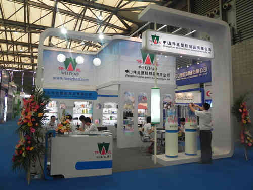 廣州展臺搭建公司助力偉兆塑膠中國國際塑料橡膠工業展覽會廣州展臺設計搭建