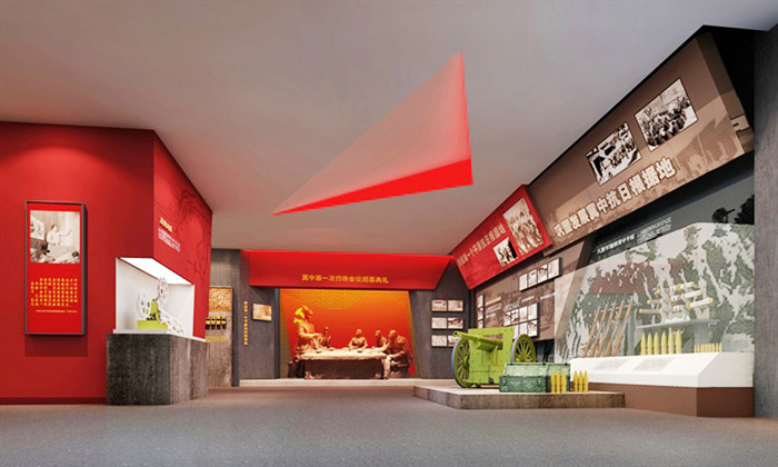 廣東湛江企業黨建展廳裝修，廣東企業黨建展館裝修設計、廣東企業黨建文化設計（三）