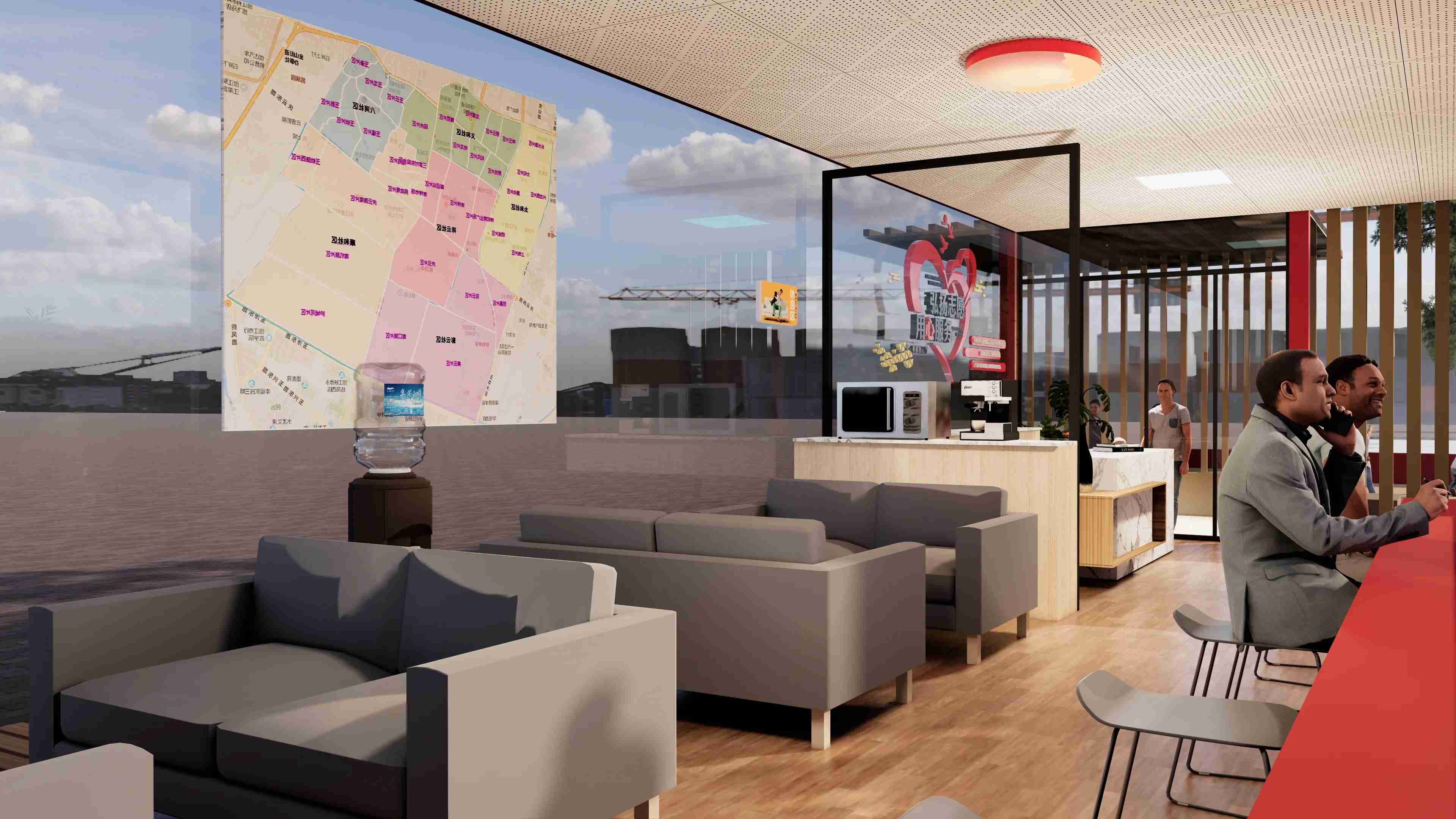 廣東佛山黨群服務驛站、廣東暖心驛站、廣東愛心驛站設計施工