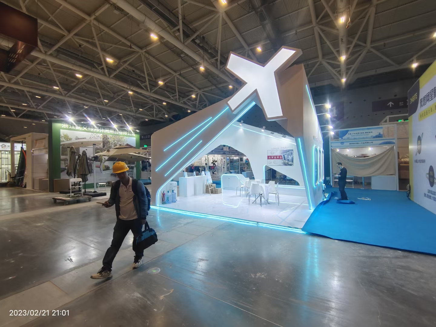 廣州展會搭建設計深圳跨境電商展，福永街道展臺